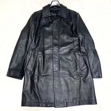 CERRUTI 1881 가죽 스텐카라 코트 48 양가죽 vintege