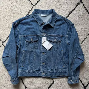 택 포함 미사용 소프트 하이 데님 자켓 G 사이즈 3