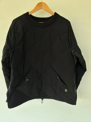 COMFY OUTDOOR GARMENT 다운 맨투맨 M 블랙 익명 배송