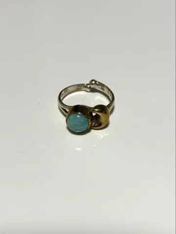 비쥬맘 터콰이즈 실버 반지 1점