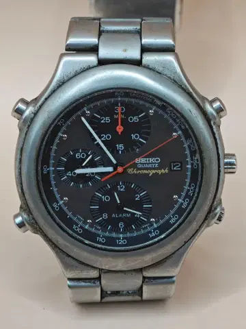 정크제품 SEIKO 크로노그래프 7T32-6B60