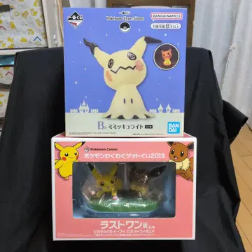 포켓몬 제일복권 미미큐 라이트 라스트 원 피카츄 & 이브이