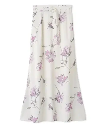 snidel 스나이델 더블 벨트 프린트 스커트