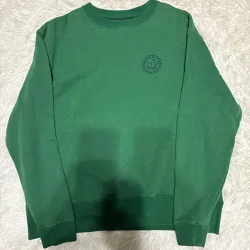 새상품급 SAYHELLO 그린 컬러 크루넥 맨투맨