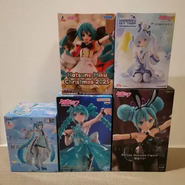 하츠네 미쿠 피규어 모음 5체 세트