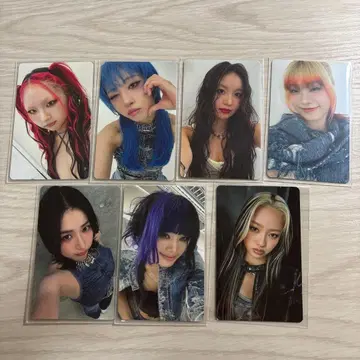 HANA Blue Jeans 일반 버전 트레이딩 카드 C 7장 세트