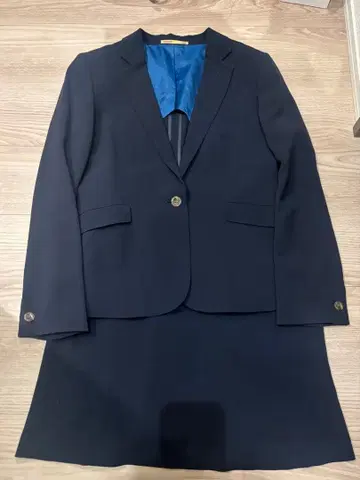 (13호) 오리히카 네이비 자켓&스커트 세트