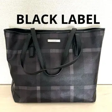 BLACK LABEL CRESTBRIDGE 토트백 체크 무늬