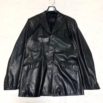 BALLY 램 가죽 코트 40 발리 vintage 가죽 자켓