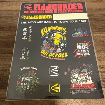 ELLEGARDEN 부활 라이브 한정판 씰 (1장 결품)