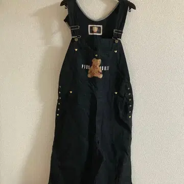 핑크하우스 곰돌이 오버롤 일본제