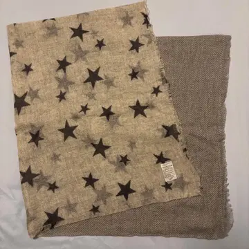 티어두르 샵 채널 별/헤링본 패턴 대형 스톨