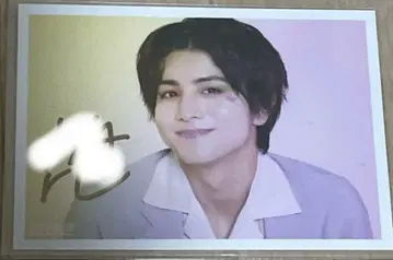 초특급 하루 카시와기 유 브로마이드 친필 사인