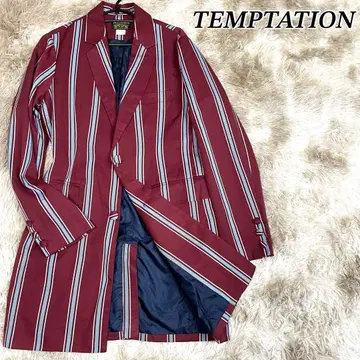 컨디션 최상 TEMPTATION 체스터 코트 남성용 롱 아우터 가을/겨울