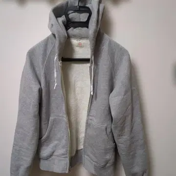 더 플랫 헤드 그레이 집업 후드티 M