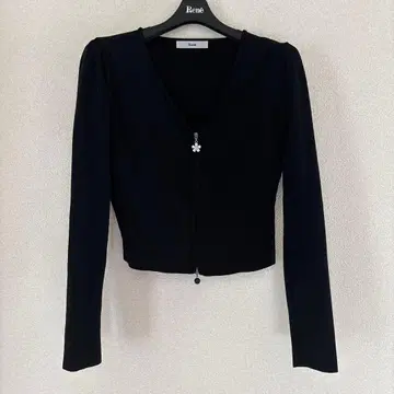 르네 가디건 블랙