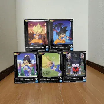 드래곤볼 패널 포함 피규어 5체 세트