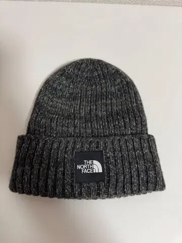 THE NORTH FACE 그레이 니트 모자