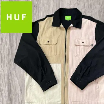 HUF SPLIT ZIP WORK SHIRT 아우터 셔츠 JACKET