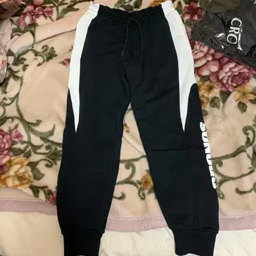 CRONOS 블랙 조거 팬츠 M