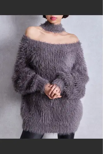 GYDA 초커 니트탑