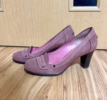 긴자 카네마츠 펌프스 모브 핑크 24cm