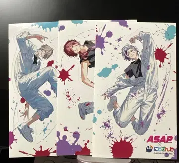 후와 미나토 로렌 카이다 하루 씰 스티커 ASAP 니지산지 특전 세트