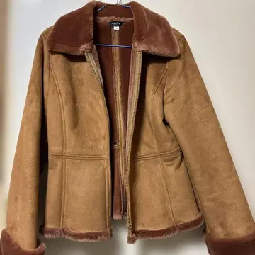 RECIPE 무스탕풍 자켓 L 사이즈