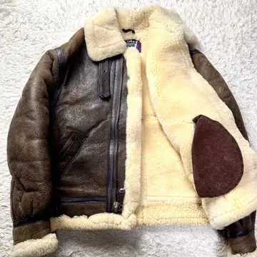 초두께/40인치 샷 B-3 무스탕 자켓 보머 플라이트