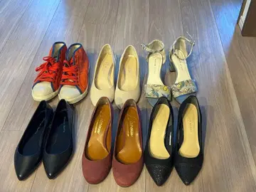 여성용 펌프스 스니커즈 레인슈즈 총 6족