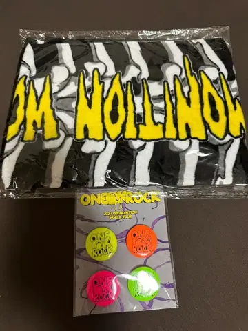 ONE OK ROCK 2024 머플러 타월 굿즈 캔뱃지