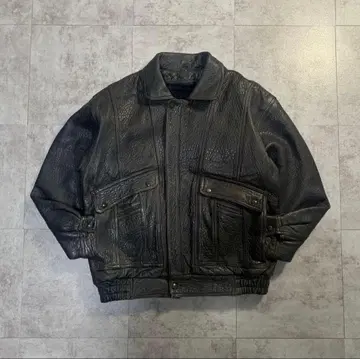 플라이트 자켓 A-2 가죽 자켓 퍼