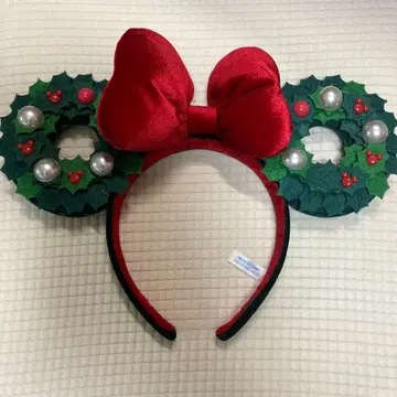 디즈니 크리스마스 리스 머리띠