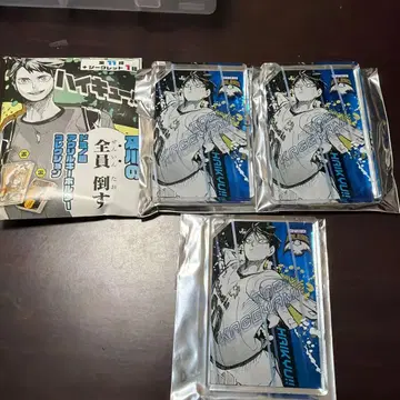 하이큐!! 도미노풍 아크릴 키링 컬렉션 카게야마 토비오 3개 세트