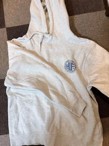 HUF 그레이 후드티 M