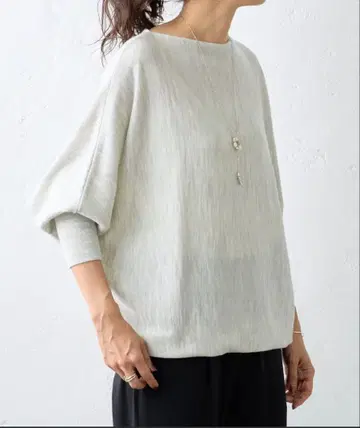 미사용 비어즐리 울 돌먼 니트 그레이 정가 23100