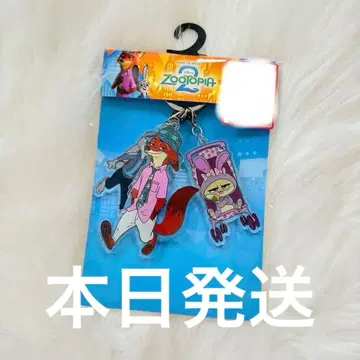 주토피아 아베일 3연 아크릴 참 (닉&주디&듀크)