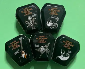 나이트메어 비포 크리스마스 브리키 관 오너먼트 5개 세트