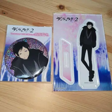 듀라라라!! x 2 winter 캔뱃지 아크릴 스탠드 오리하라 이자야