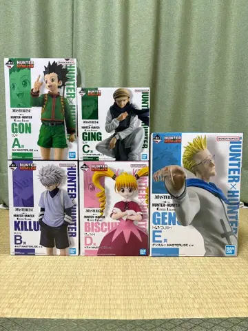 제일복권 헌터헌터 그리드 아일랜드 편 피규어 5종 세트