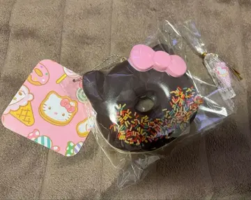 산리오 헬로키티 카페 왜건 한정판 도넛 키링 덤 포함