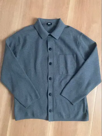 유니클로/UNIQLO 밀라노 리브 셔츠 가디건