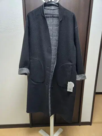 새상품 LEPSIM 리버서블 롱 코트