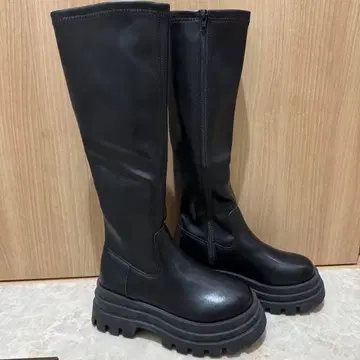 블랙 롱 부츠