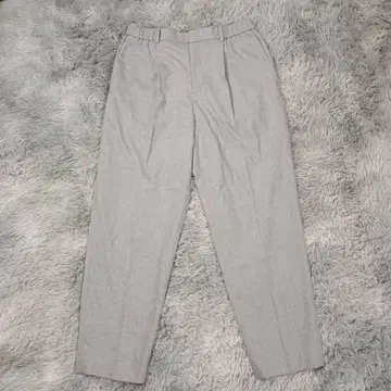 자유구 여성용 캐주얼 팬츠 XL 그레이 울 오피스 업무 사복