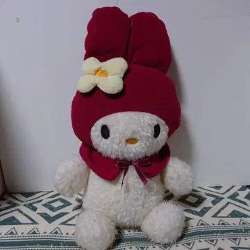 마이멜로디 당시 물건 2001년제 에이코 큰 봉제 인형 빨간 멜로