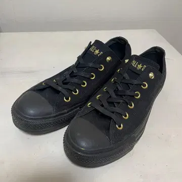 CONVERSE ALL STAR 블랙 골드 스터드 스니커즈