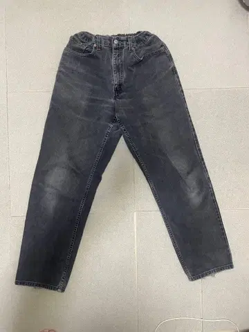 go-getter 리메이크 데님 이지 팬츠 블랙