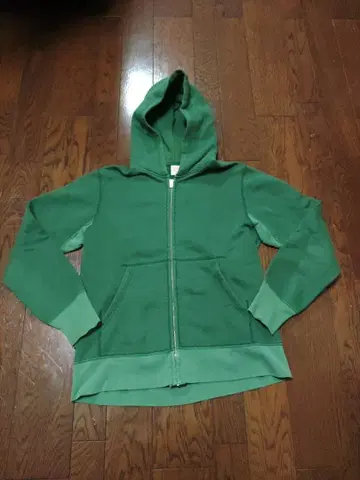 BARNS 후드티 집업 S 그린