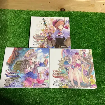 로로나 토토리 메루루의 아틀리에 비주얼 아트북 컴프 세트